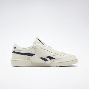 Reebok Revenge Plus Turnschuhe Herren - Weiß/Navy - DE 539-QDE